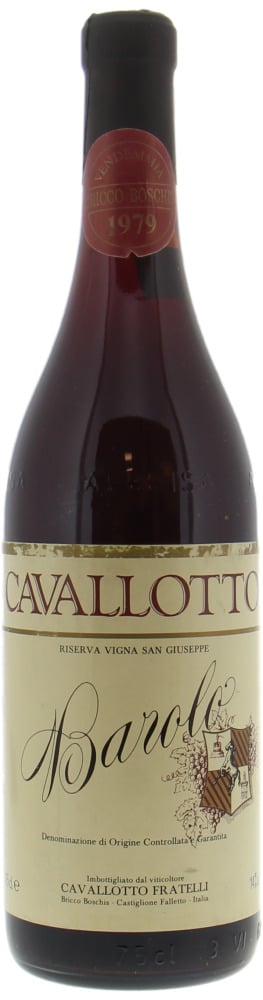 Cavalotto - Vigna San Giuseppe Riserva 1979 Perfect
