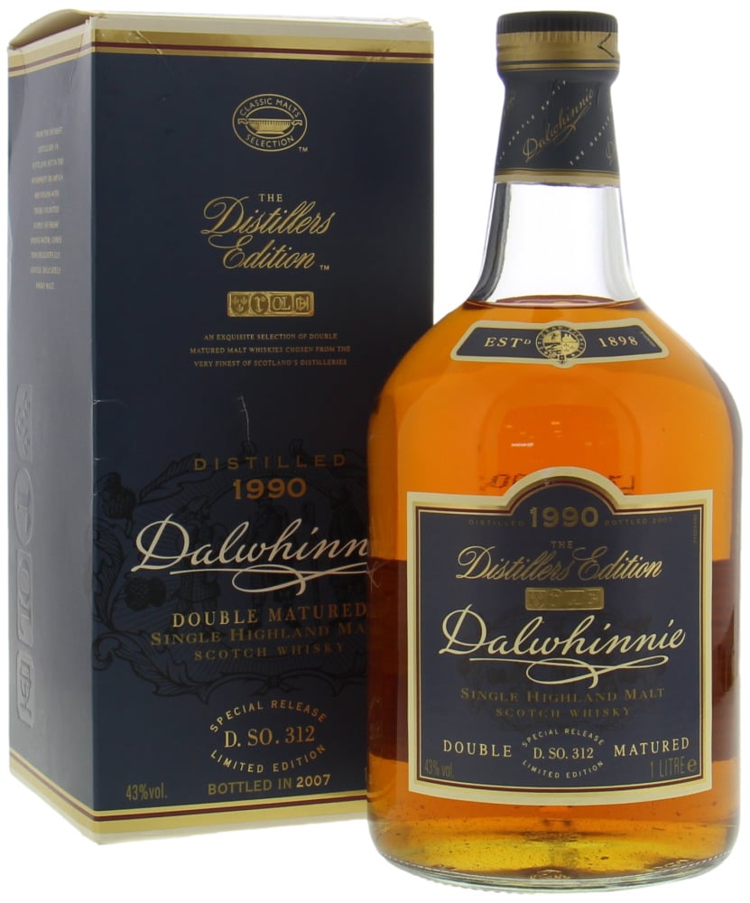 Dalwhinnie - 1990 The Distillers Edition 43% 1990 In orginal Box