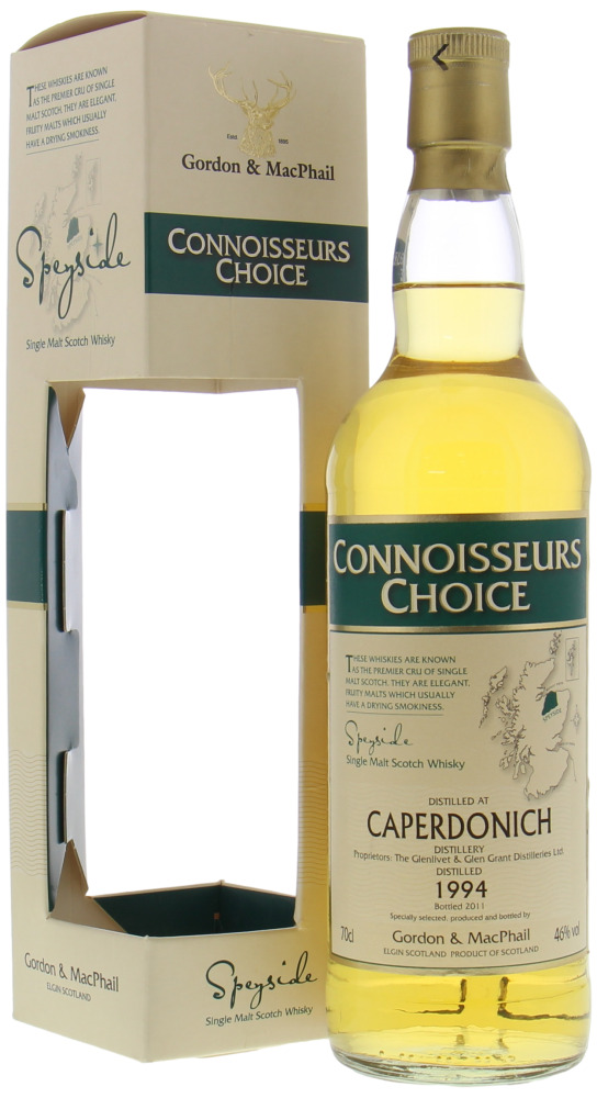 Caperdonich - 1994 Gordon & MacPhail Connoisseurs Choice 46% 1994