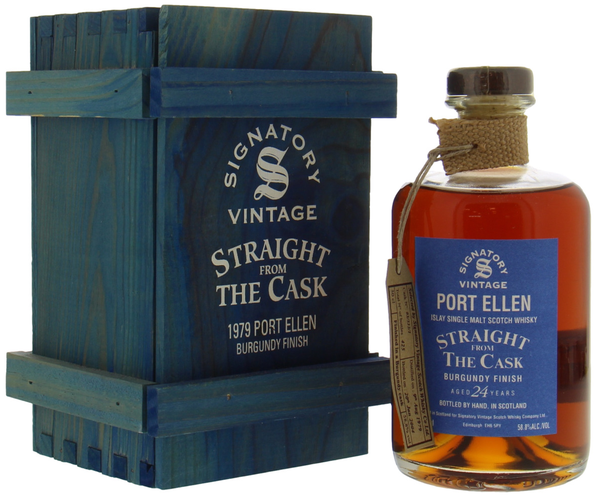 Port Ellen - 24 Years Old Signatory Vintage Straight from the Cask 03/332/1 58.8% 1979 10063