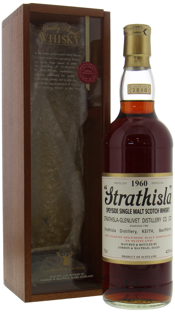 Strathisla - 1960 Gordon & MacPhail Licensed Bottling 43% 1960 In Original Box