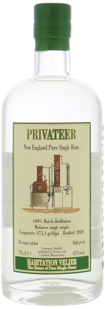 Privateer - 3 Years Old Habitation Velier White Rum 62% NV