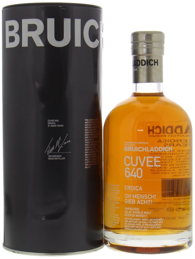 Bruichladdich - Cuvée 640 Eroica Oh Mensch! Gieb Acht! 21 Years Old 46% NV In orginal Container