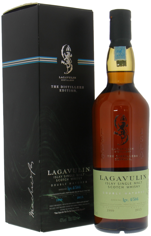 Lagavulin - Distillers Edition 2015 43% 1999 In Original Container