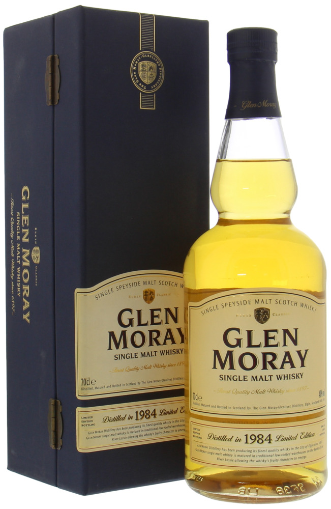 Glen Moray - 20 years Old 1984 40% 1984 In orginal Box