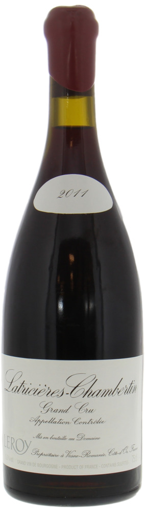 Domaine Leroy - Latricieres Chambertin 2011 From Original Wooden Case