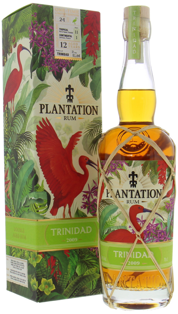 Plantation Rum - 12 Years Old Trinidad Double Aged Rum Vintage Collection 51.8% 2009