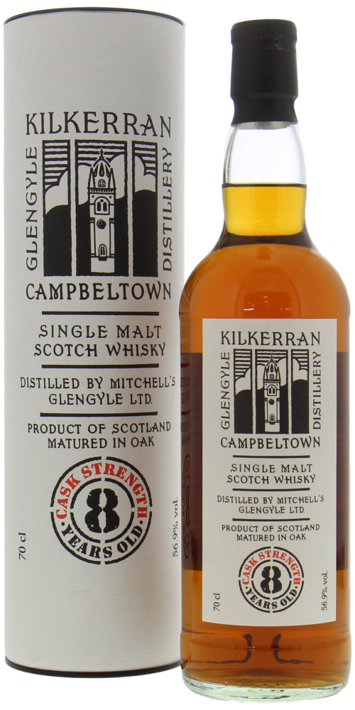 Kilkerran - 8 Years Old Cask strength Batch 5 56.9% NV Orginal Container Caontains The nectar sticker