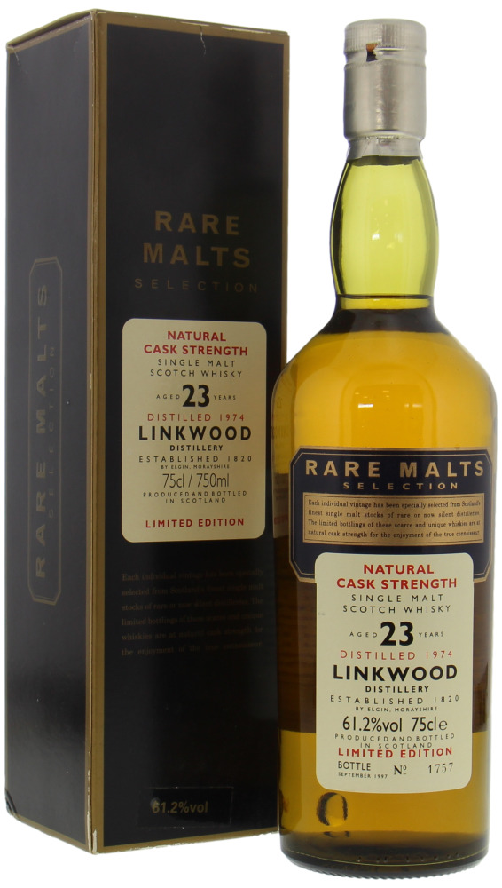 Linkwood - 23 Years Old Rare Malts Selection 61.2% 1974 In orginal Box