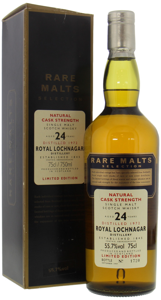 Royal Lochnagar - 24 Years Old Rare Malts Selection 55.7% 1972 In Orginal Box