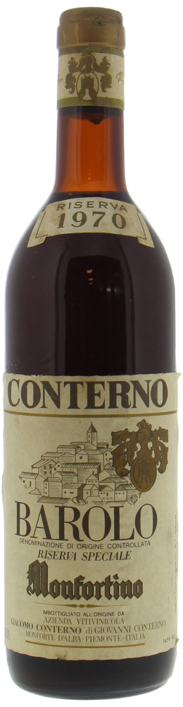 Giacomo Conterno - Barolo Riserva Monfortino 1970 Top Shoulder