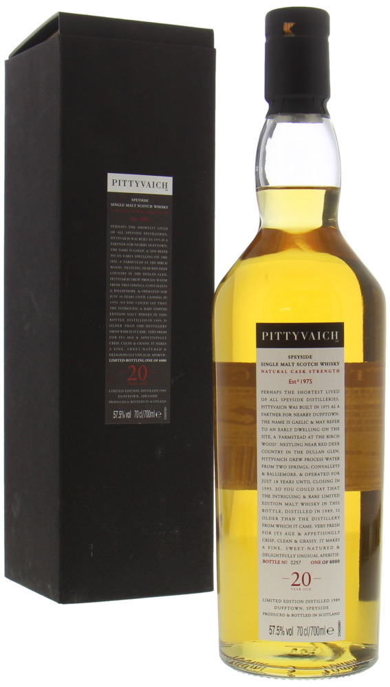 Pittyvaich - 20 Years Old Diageo Special Releases 2009 57.5% 1989 In Orginal Box