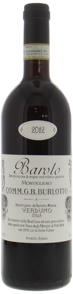 Burlotto - Barolo Monvigliero 2012 Perfect