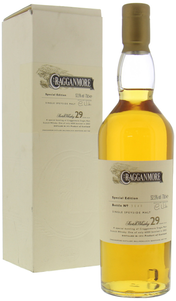 Cragganmore - 29 Years Old Diageo Special Releases 2003 52.5% 1973 In Orginal Box