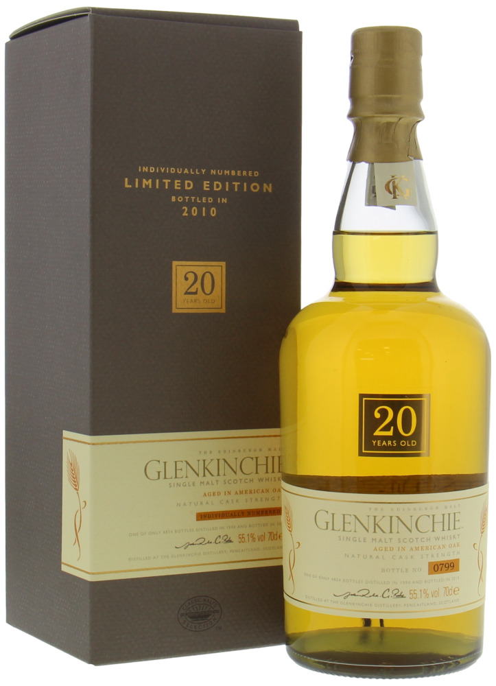 Glenkinchie - 20 Years Old Diageo Special Releases 2010 55.1% NV In Original Box