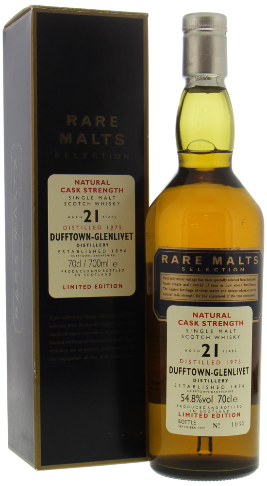 Dufftown - 21 Years Old Rare Malts Selection 54.8% 1975 In Original Box
