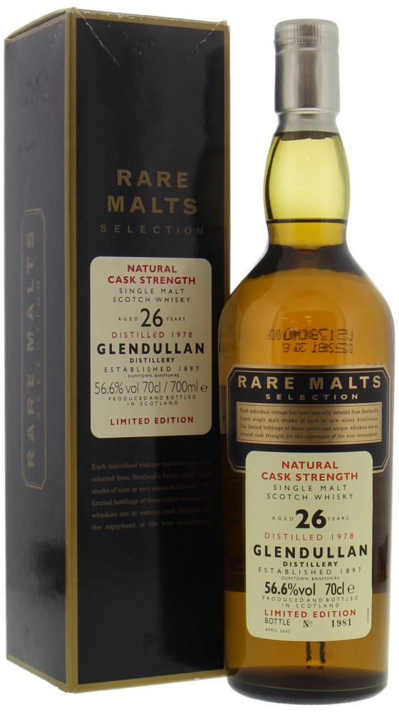 Glendullan - 26 Years old Rare Malts Selection 56.6% 1978 In Original Box