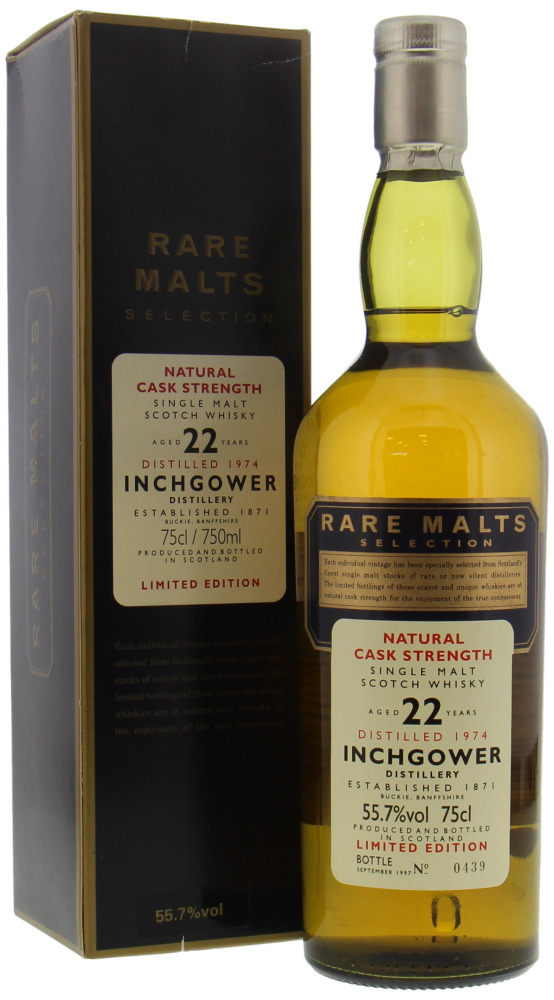 Inchgower - 22 Years Old Rare Malts Selection 55.7% 1974 In Original Box