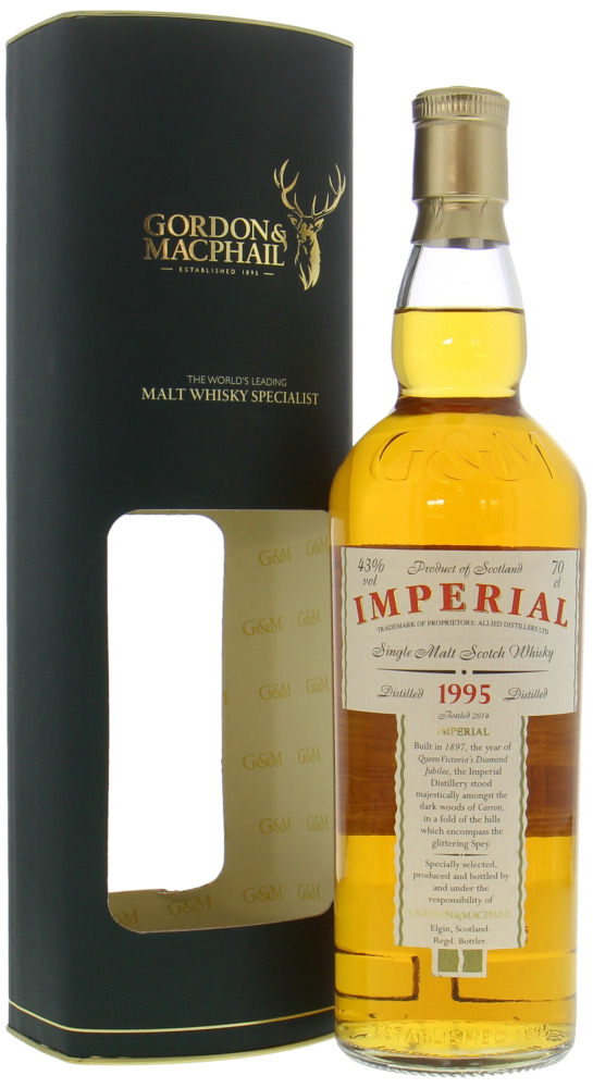 Imperial - 19 Years Old 1995 Gordon & MacPhail Distillery Label 43% 1995 In Original Container