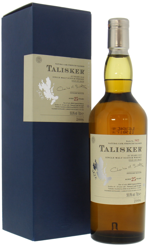 Talisker - 25 Years Old Diageo Special Releases 2006 56.9% NV In Original Box