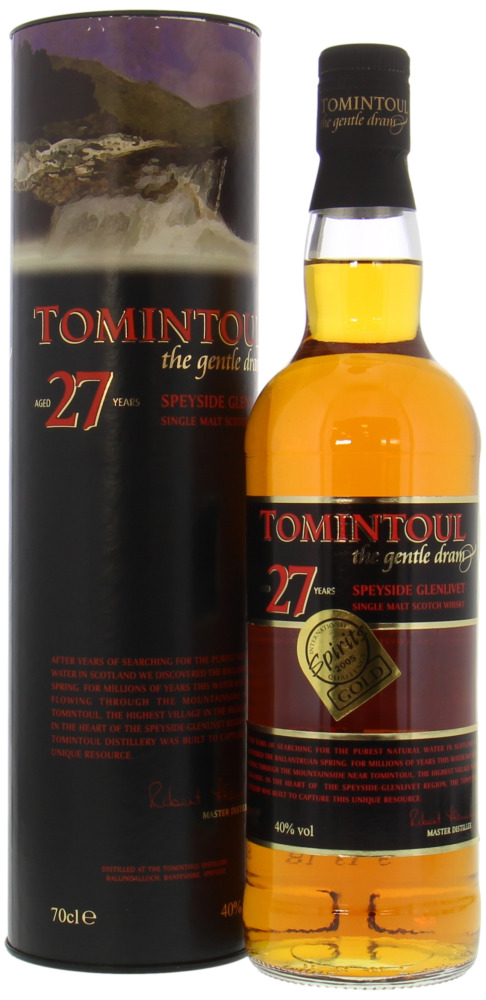 Tomintoul - 27 Years Old 40% NV In original Container