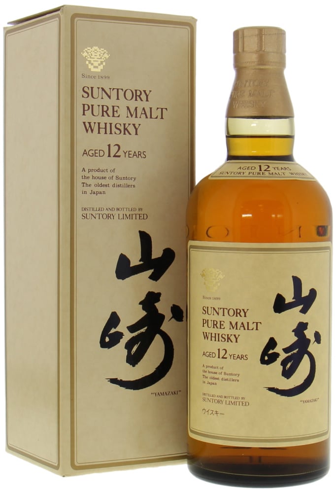 Yamazaki - 12 Years Old Suntory Pure Malt Whisky 43% NV In Original Box
