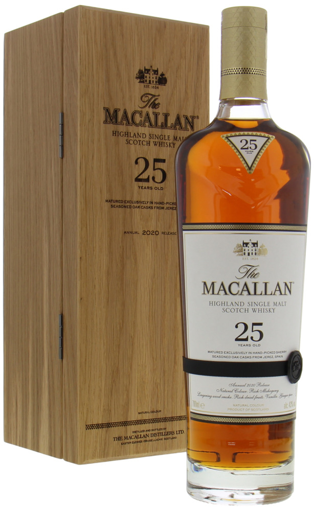 Macallan - 25 Years Old Sherry Oak New Label 43% NV