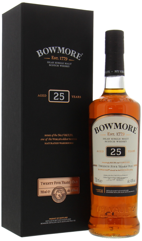 Bowmore - 25 Years Old 43% NV In Orginal Box