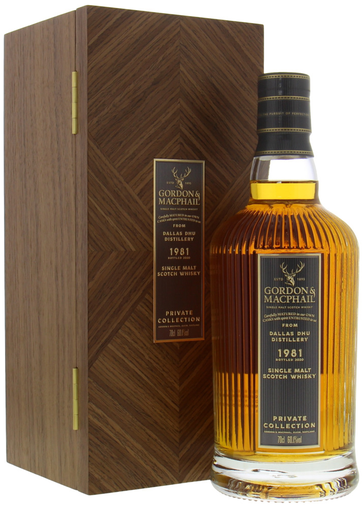 Dallas Dhu - 38 Years Old Gordon & MacPhail Private Collection Cask 1162 60.1% 1981