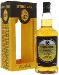 Springbank - 16 Years Old Local Barley 54.3% 1999