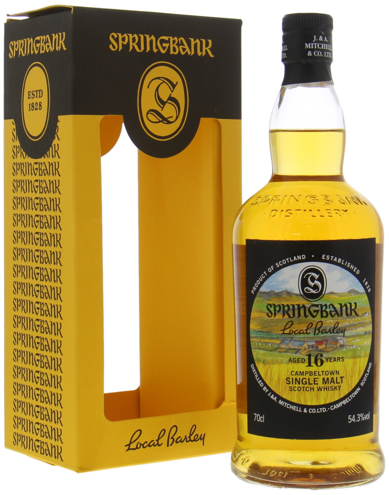 Springbank - 16 Years Old Local Barley 54.3% 1999 In Original Container 10065