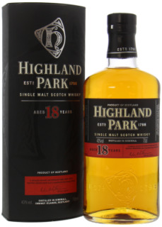 Highland Park - 18 Years Old Whisky Maker Label 43% NV