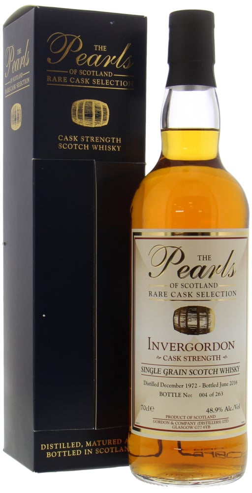 Invergordon - 43 Years Old The Pearls of Scotland 48.9% 1972