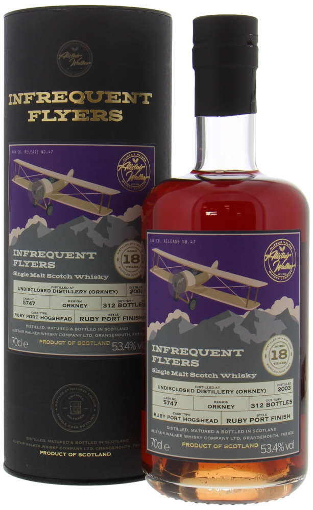 Highland Park - 18 Years Old Infrequent Flyers Cask 5747 53.4% 2003 In Original Container