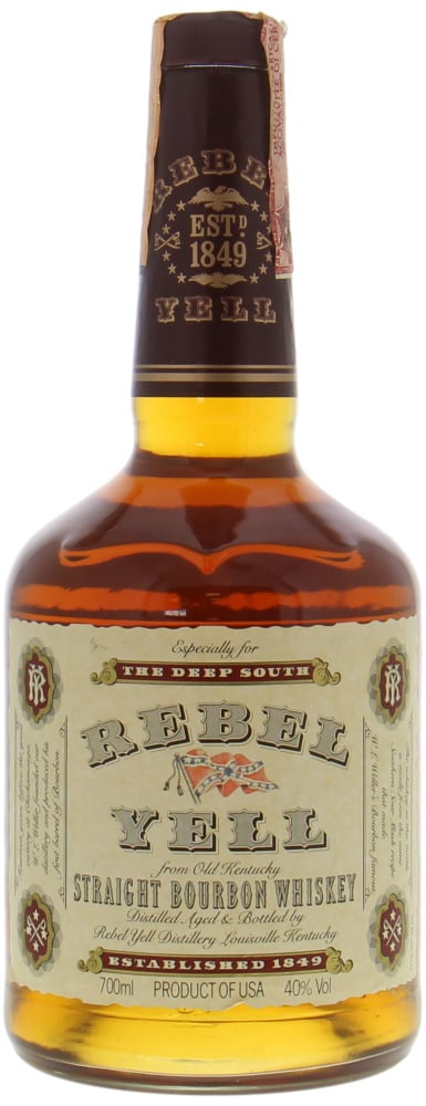 Luxco Distillery  - Rebel Yell The Deep South Confederate Flag Dumpy Bottle 40% NV