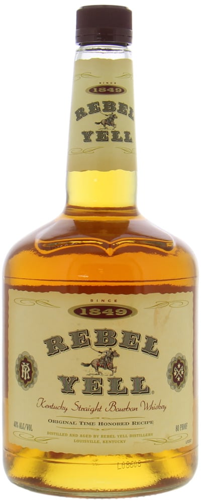 Luxco Distillery  - Rebel Yell Kentucky Straight Bourbon Whiskey Dumpy Bottle 40% NV Perfect