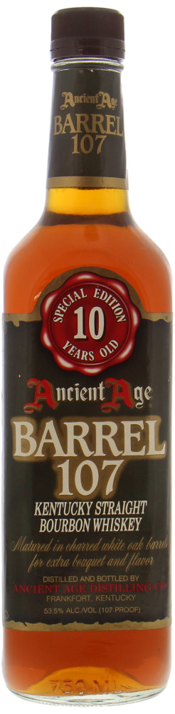 Ancient Age Distilling Co. - Ancient Age 10 Years Old Barrel 107 Special Edition 53.5% NV