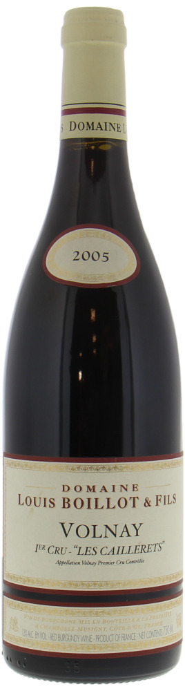 Domaine Louis Boillot - Volnay 1er Cru Les Caillerets 2005 Perfect