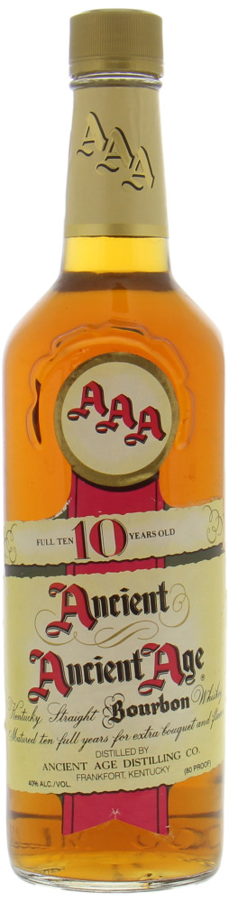 Ancient Age Distilling Co. - Ancient Ancient Age 10 Years Old Tripple A 40% NV Perfect