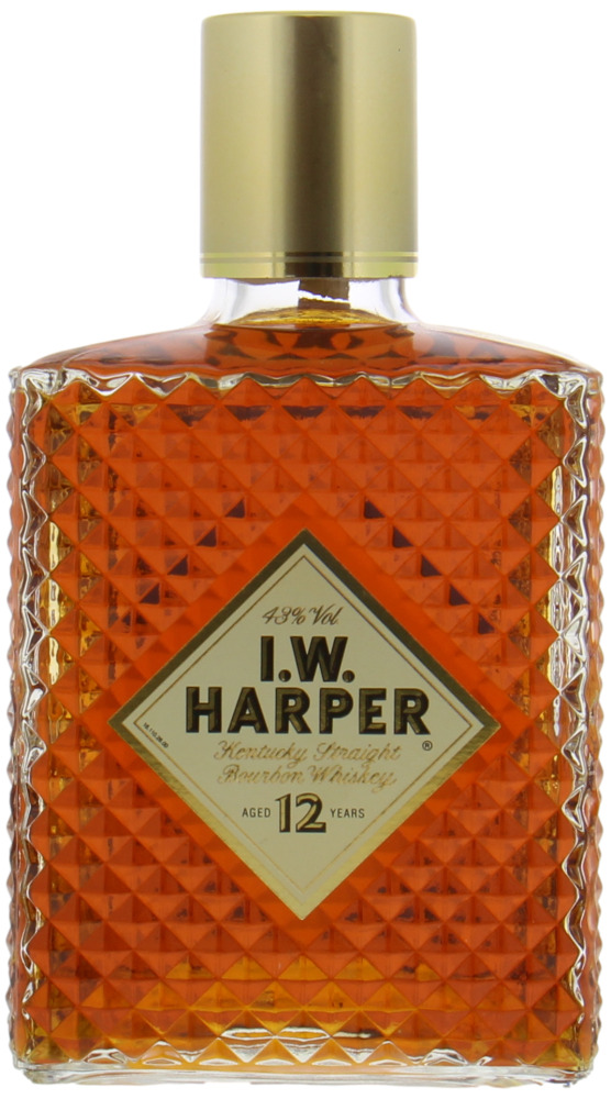 Bernheim - I.W. Harper 12 Years Old Decanter Bottle 43% NV No Original Box Included