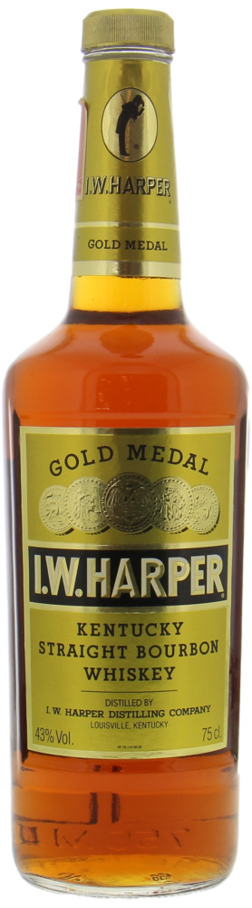 Bernheim - I.W. Harper Gold Medal 43% NV No Original Box Included, Broken tax seal