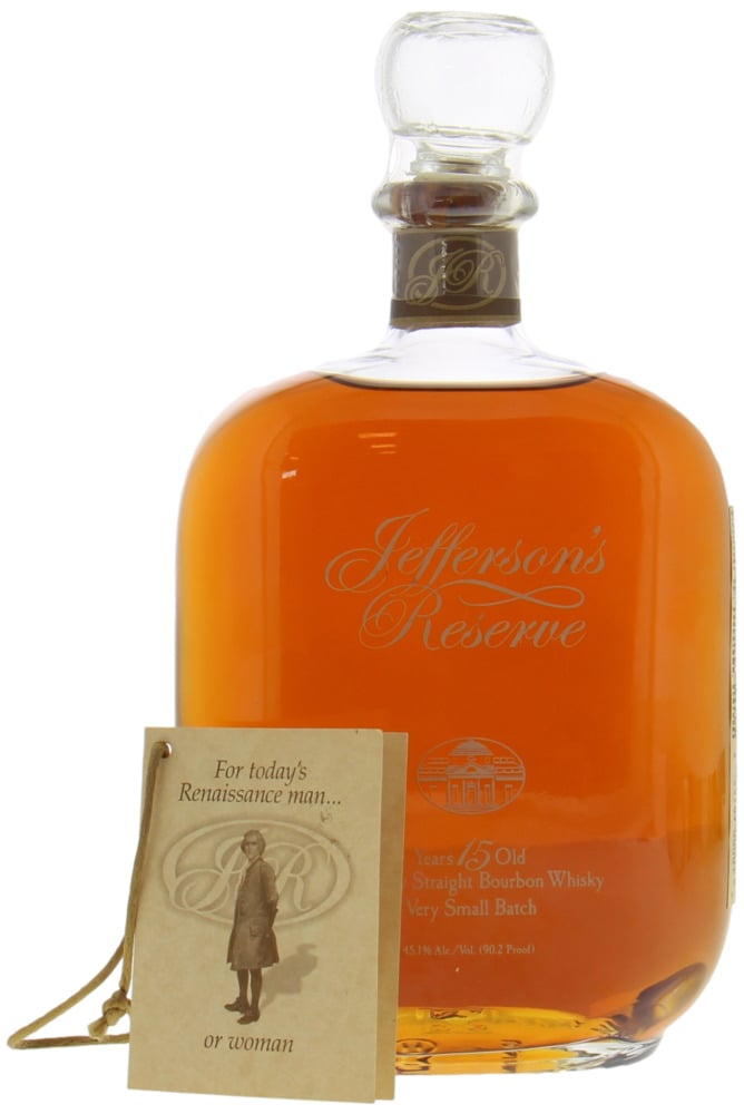 Jefferson's - Reserve 15 Years Old Very Small Batch 45.1% NV Perfect