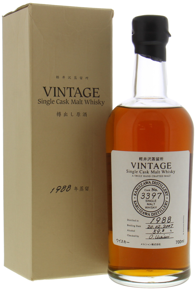 Karuizawa - 1988 Vintage Single Cask Malt Whisky Cask 3397 59.8% 1988