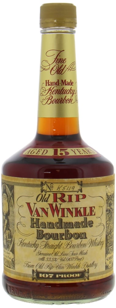 Van Winkle - 15 Years Old Handmade Bourbon 107 Proof Lawrenceburg K5119 53.5% NV Perfect