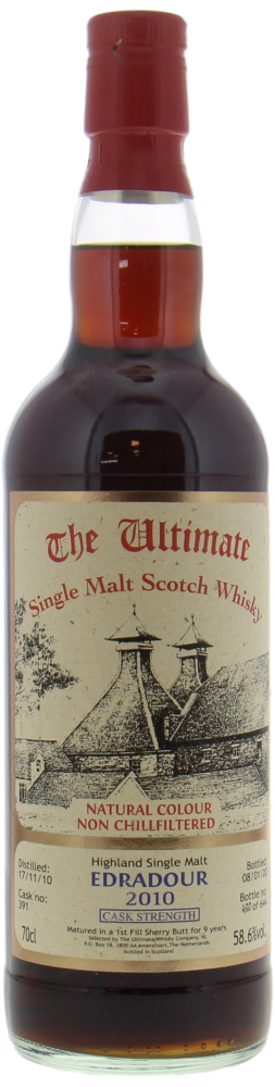 Edradour - 9 Years Old The Ultimate Cask Strength Cask 391 58.6% 2010 Perfect 10038