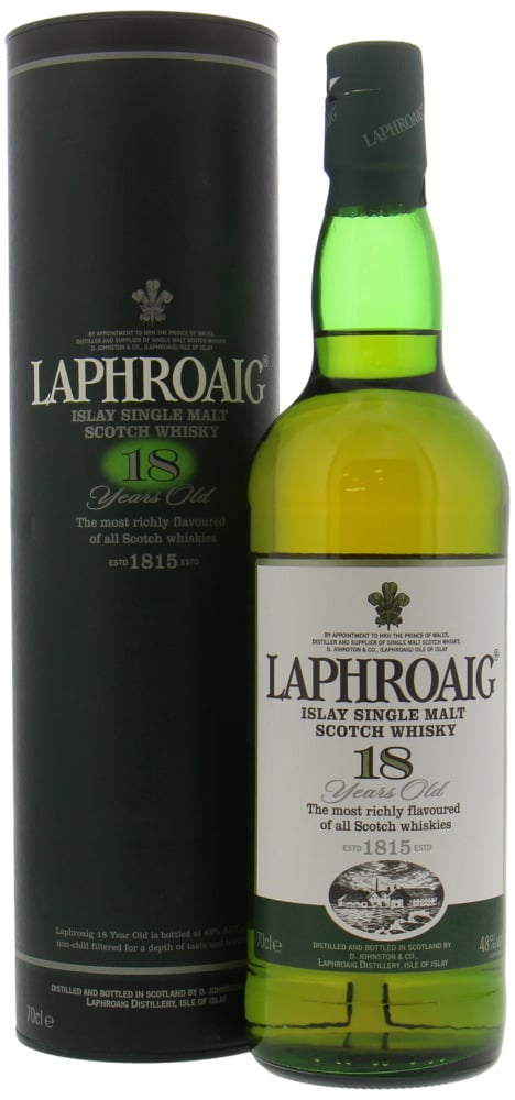 Laphroaig - 18 Years Old old label 48% NV In Original Container 10038