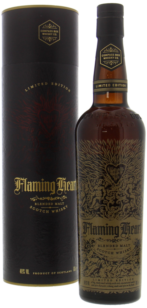 Compass Box - Flaming Heart 5th Edition Limited Edition 48.9% NV In Original Container 10038