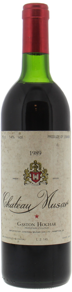 Chateau Musar - Chateau Musar 1989 High-top shoulder