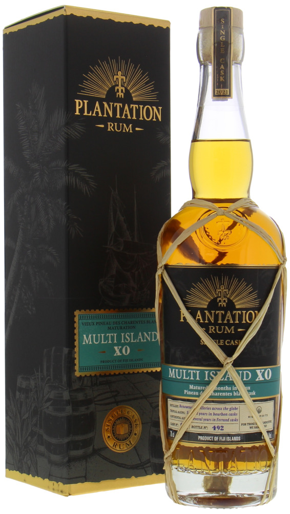 Plantation Rum - Single Cask 2021 Multi Island XO Cask 4 41.2% NV In Orginal Box