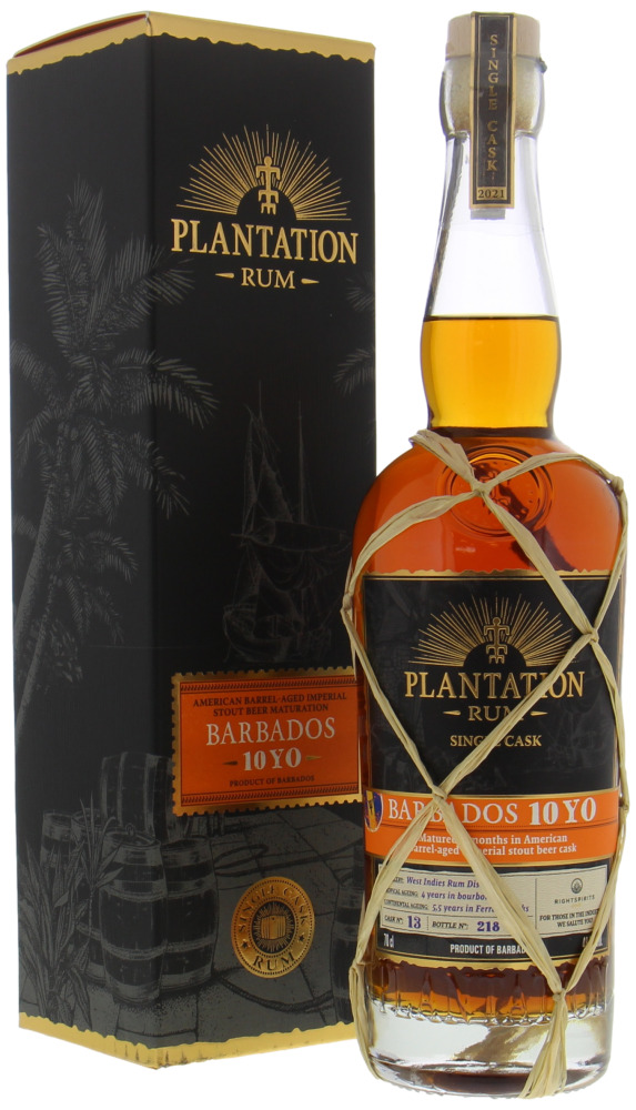 Plantation Rum - 10 Years Old West Indies Rum Distillery Cask 13 48.5% NV In Orginal Box